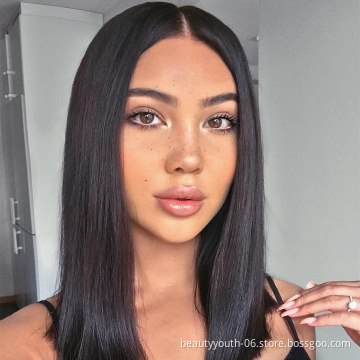 26 Inch Cheap Straight 100% Human Raw Virgin Indian Hair 3 Bundles With Lace Closure